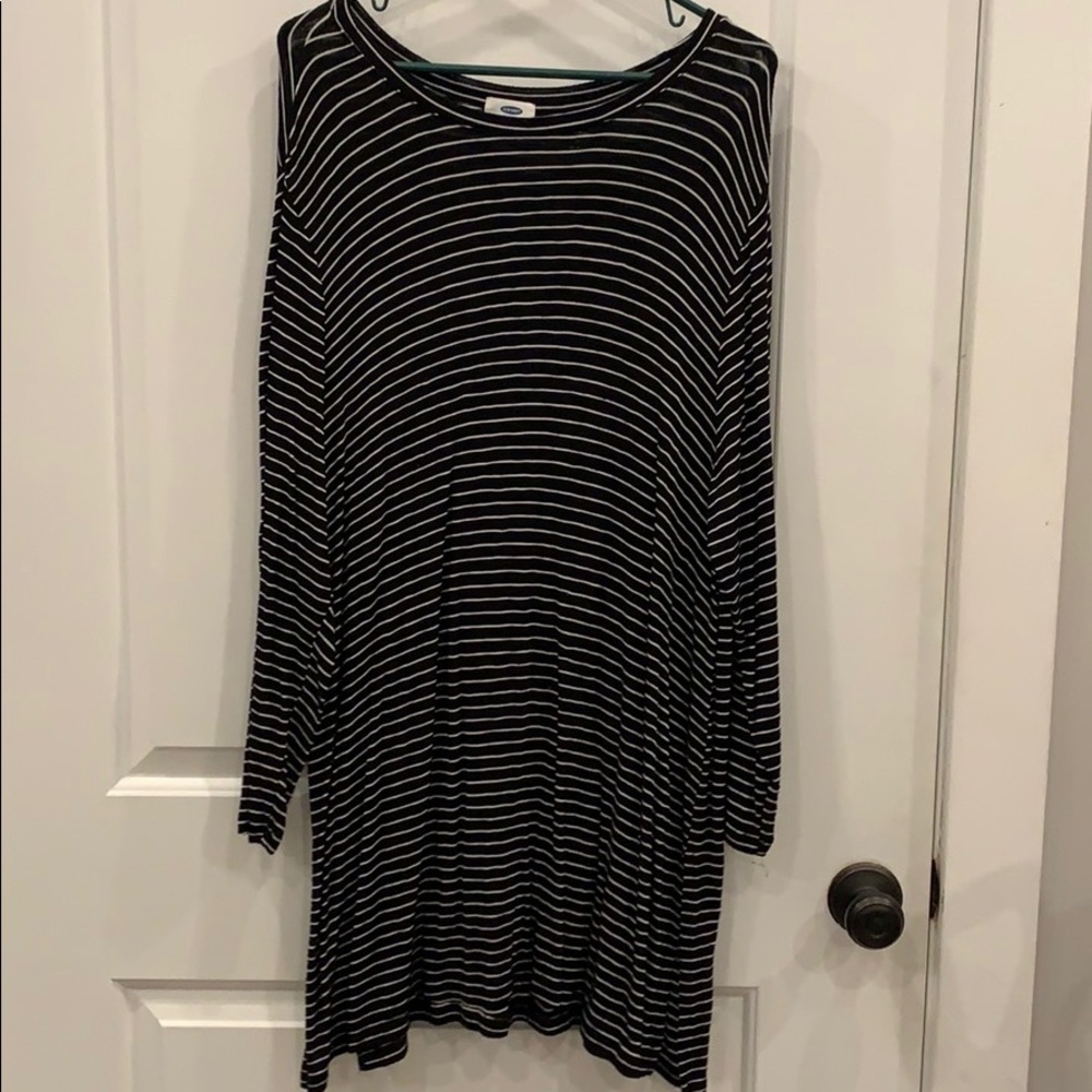 Black and White Stripe Shirt